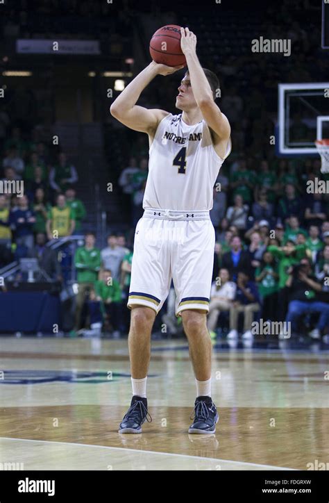 South Bend Indiana USA 31st Jan 2016 Notre Dame Forward Matt Ryan