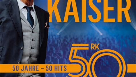 ROLAND KAISER 50 Jahre 50 Hits Reisen