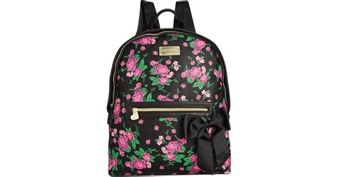 Betsey Johnson Quilted Backpack Lyst