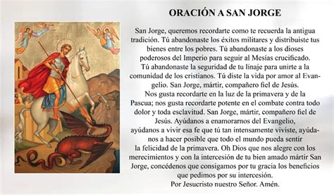 Oracion A San Jorge