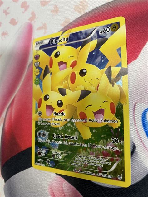 Pikachu Rc Rc Generations Ultra Rare Full Art Holo Pokemon Card Lp