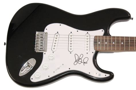 Pink P Nk Signed Autograph Full Size Black Fender Electric Guitar W