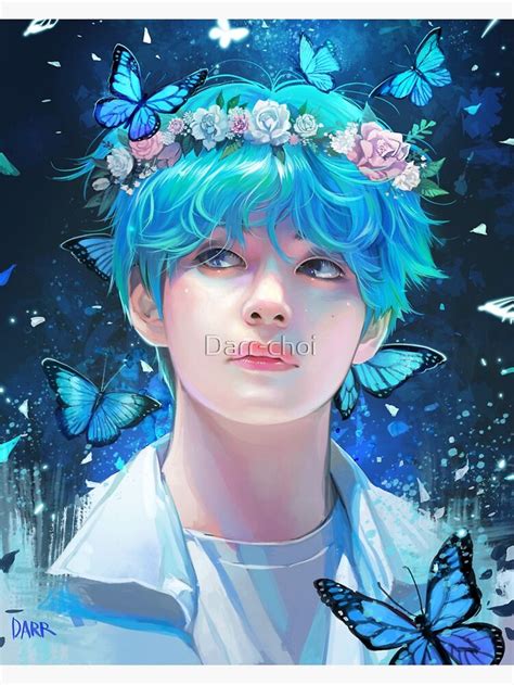 "Vlue fairy" Sticker by Darr-choi | Redbubble in 2021 | Bts fanart ...