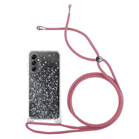 Capa Samsung A34 5G Brilhantes Cordão Rosa Copertini