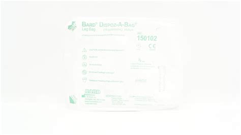 Bard 150102 Dispoz A Bag Leg Bag Medium 19oz562ccml