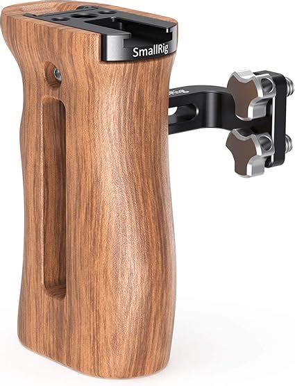 Smallrig Camera Wooden Hand Grip Universal For Both Right And Left Side