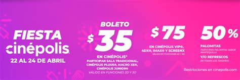 ¡cine A 35 Pesos Este Miércoles En Los Cinépolis De Todo México