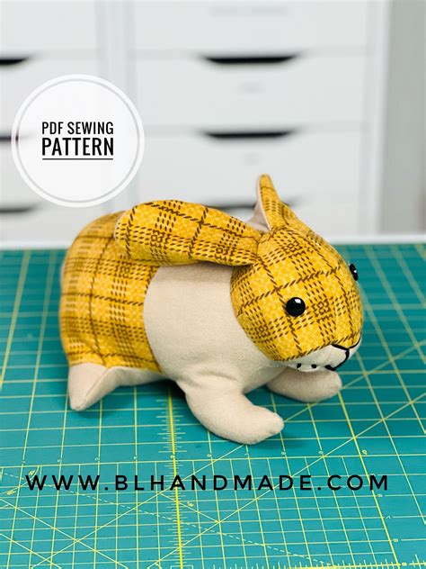 Stuffed Bunny Rabbit Sewing Pattern Digital Pdf Bunny Sewing Etsy