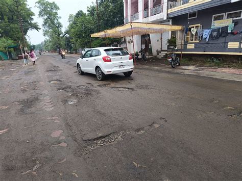 The Condition Of The Dilapidated Roads Has Worsened Due To Rain