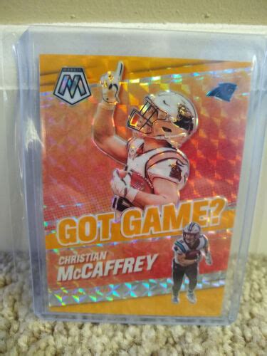 Panini Mosaic Got Game Mosaic Orange Fluorescent Prizm Gg