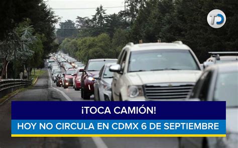 Arranca bien la semana Conoce qué coches no circulan el 6 de