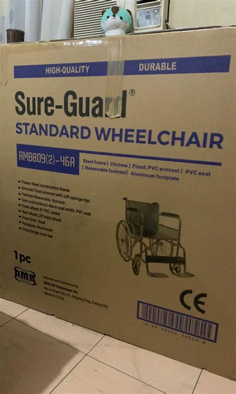 SURE GUARD STANDARD WHEELCHAIR Health Nutrition Assistive