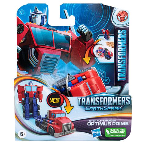 Transformers Earthspark 1 Step Flip Optimus Prime