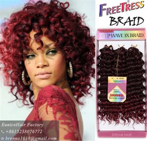 New Burgundy Bug Ombre Color Freetress Bohemian Hair Freetress Synthetic Hair Extensions Glance