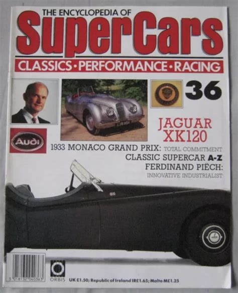 Supercars Magazine Issue 36 Featuring Jaguar Xk120 Cutaway Drawing