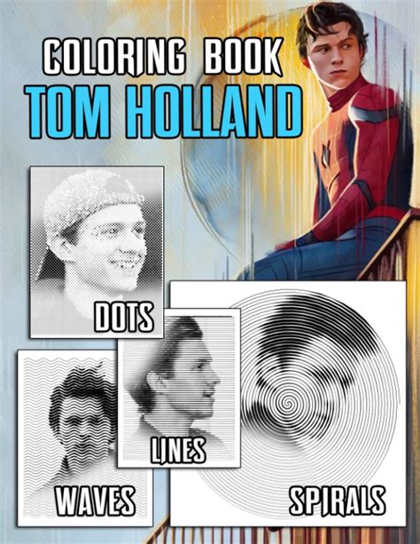 Buy Tom Holland Dots Lines Spirals Waves Coloring Book A New Type