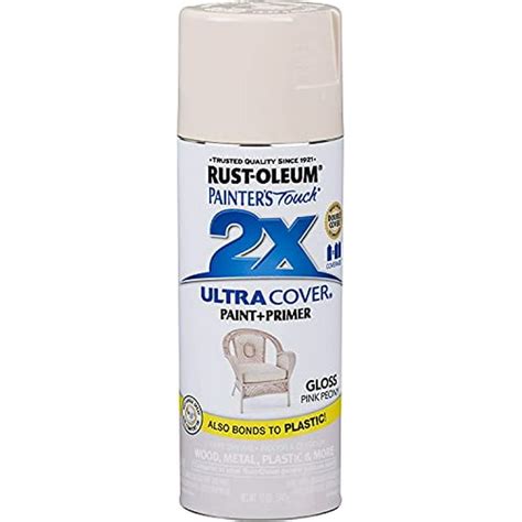 Rust Oleum Painters Touch 2x Ultra Cover Gloss Pink Peony Paintprimer