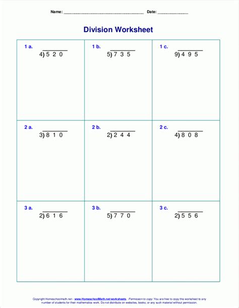 6th Grade Long Division Worksheet Martin Lindelof