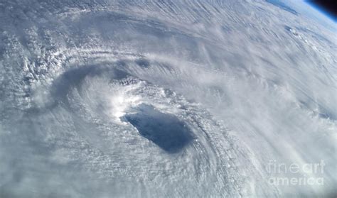 Close Up View Of The Eye Of Hurricane Photograph By Stocktrek Images