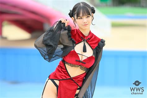 【写真特集】後藤まつり（アイテムはてるてるのみ）、セクシーチャイナコスで際立つ透明肌！＜近代麻雀水着祭2023＞ Wwsチャンネル