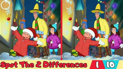 🎅 Christmas 🎄 Find The Differences Spot The Difference Christmas