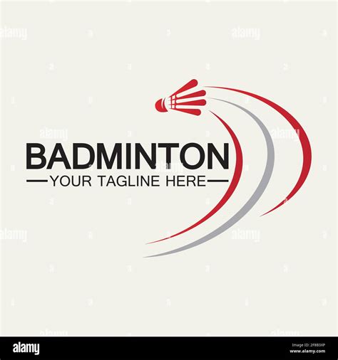 Badminton Logo vector icon illustration design template.Badminton ...