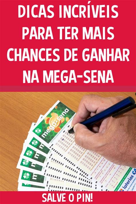 7 Dicas Para Ganhar Na Mega Sena Mega Sena Sena Dicas