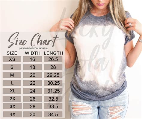 Gildan 64000 Size Chart G640 Size Chart Gildan Softstyle Etsy Israel