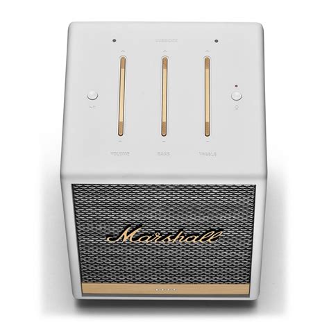 Marshall Uxbridge Voice With Google Assistant White Portable