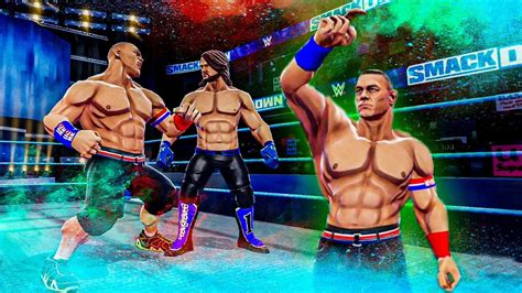 John Cena Vs Aj Styles Wwe Mayhem Gameplay Must Watch V