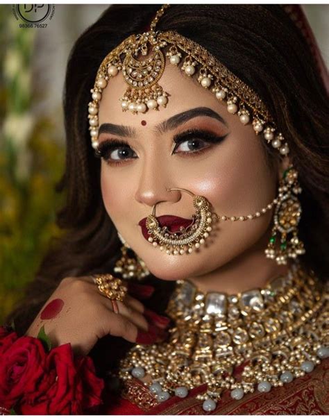 Pin By Priya Sweety On Wedding Bride Bridal Hair And Makeup Bridal