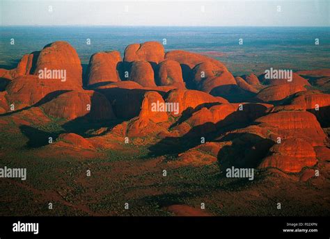 Mount Olga Kata Tjuta Rock Formation Consisting Of Several Domes