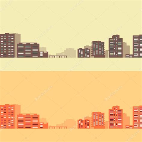 Skyline background with buildings Stock Vector Image by ©Antikwar #62527671