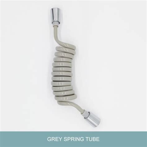 FLEXIBLE Grey 150cm Tuyau de douche rétractable Flexible à ressort