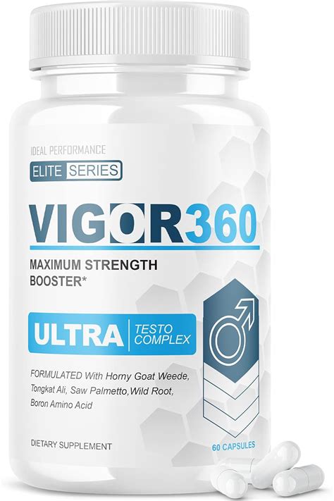 Vigor 360 Ultra Testo Complex Elite Series Vigor360 Capsulas Pastilla 60 Capsules