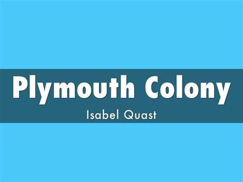 Plymouth Colony by iqua1701