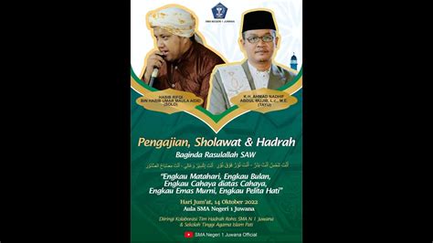 Live Streaming Sholawat Pengajian Hadrah Maulid Nabi H Youtube