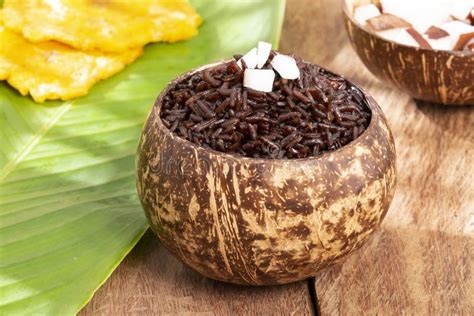 Rice with Coconut Typical Dish of the Caribbean Coast Stock Photo ...