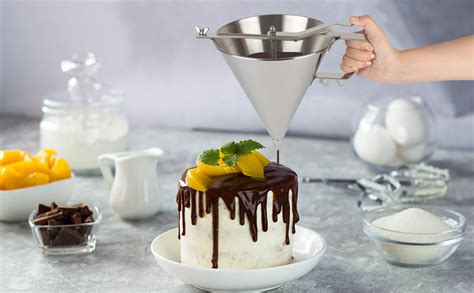 Amazon Confectionery Funnel Stainless Steel Funnel With Stand And