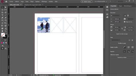 Insérer une image dans un document InDesign CC 2020 YouTube