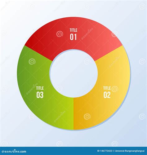 Circle Chart Circle Infographic Or Circular Diagram Stock Vector