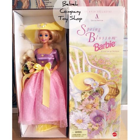 Mattel 1995年 Spring Blossom Barbie 絕版 古董 芭比娃娃 全新未拆 盒裝 老芭比 蝦皮購物