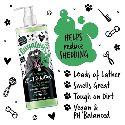 Bugalugs All In 1 Shed Control Shampoo Dog Grooming Lords And Labradors