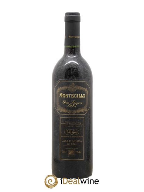 Acheter Rioja Doca Montecillo Gran Reserva 1995 Lot 4514