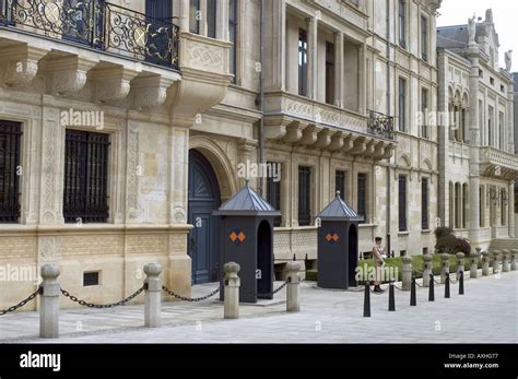 Royal Palace in Luxembourg Stock Photo - Alamy