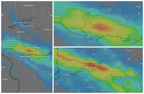 De sur a norte así avanzará la lluvia por el país a lo largo del