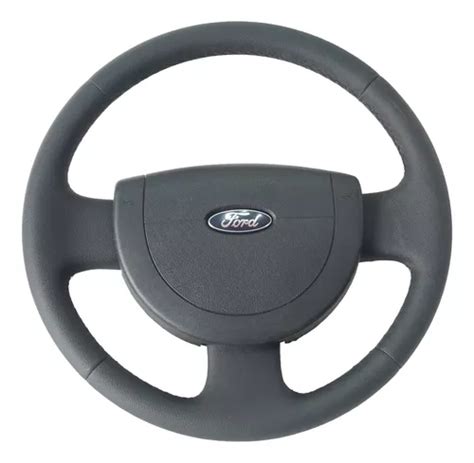 Volante Ford Ecosport Fiesta Completo Sem Air Bag Em Couro