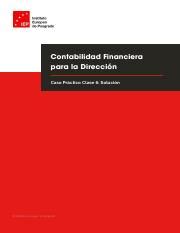 Soluci N Caso Practico Clase Contabilidad Financiera Iep Pdf