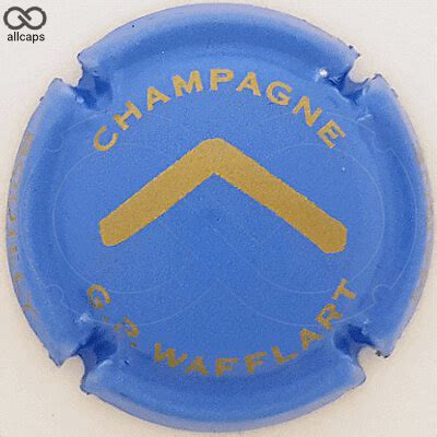 Capsule H Bleu Ciel Et Or Champagne Wafflart G P Fils Allcaps