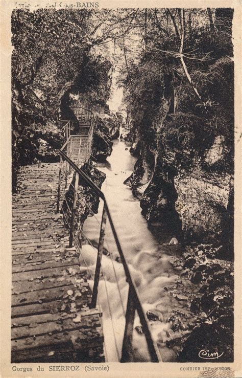 Gorges Du Sierroz Savoie Carte Postale Cartes Postales Anciennes